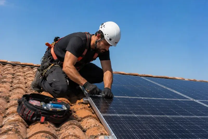 Maintenance et monitoring de panneaux solaires à Artemare